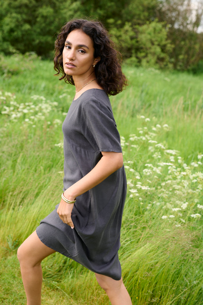 Kaffe Milia Dress- Black Oyster