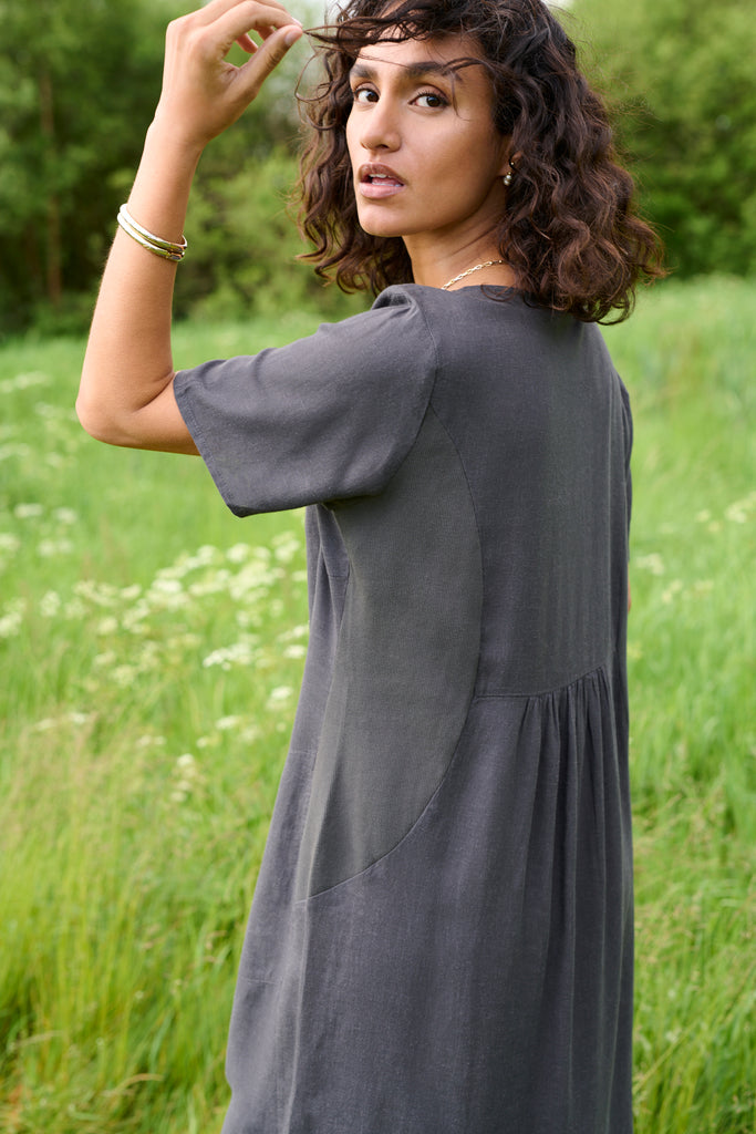 Kaffe Milia Dress- Black Oyster