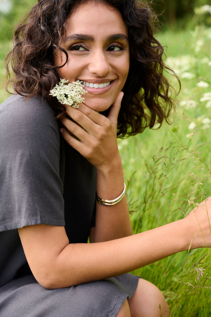 Kaffe Milia Dress- Black Oyster