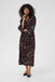 Kaffe Mille Dress - Windsor Wine/ Black Flower