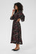 Kaffe Mille Dress - Windsor Wine/ Black Flower