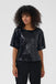 Kaffe Miranda Sequin Blouse - Deep Black