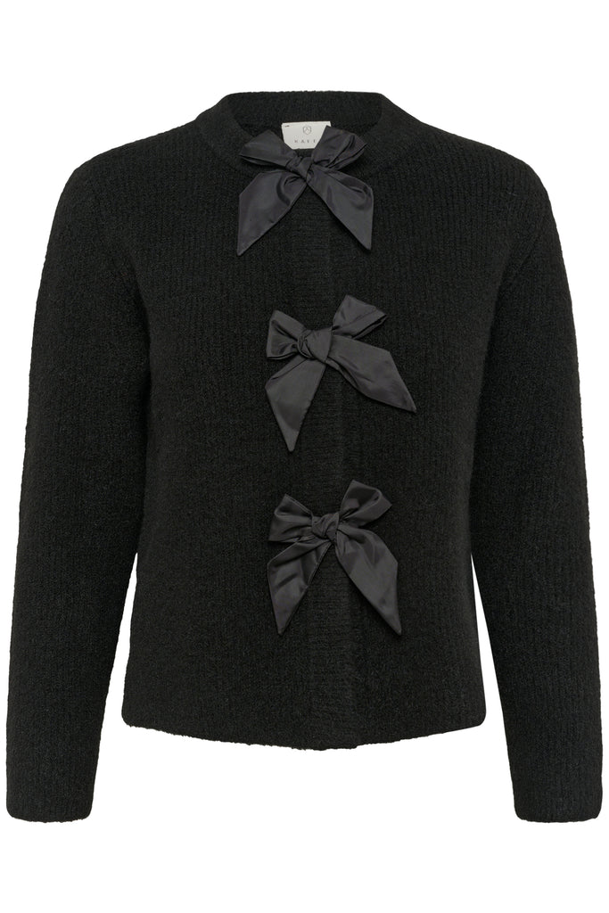 Kaffe May Knit Cardigan - Black Deep
