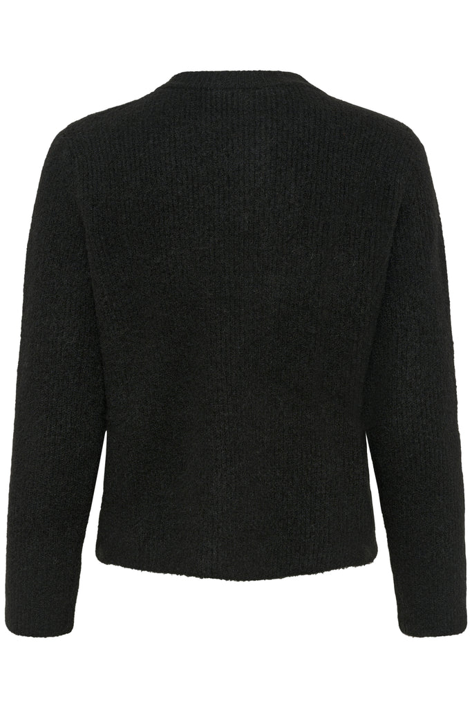 Kaffe May Knit Cardigan - Black Deep