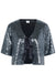 Kaffe Lau Sequin Cardigan - Dark Silver