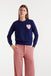 Compania Fantastica Navy Blue Knit Sweater