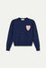 Compania Fantastica Navy Blue Knit Sweater