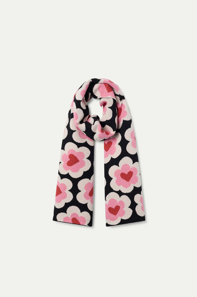 Compania fantastica Jacquard Sweetheart Knit Scarf