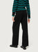 Compania fantastica Black Knit Straight Trousers