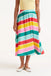Compania Fantastica Striped Colour Wave Skirt