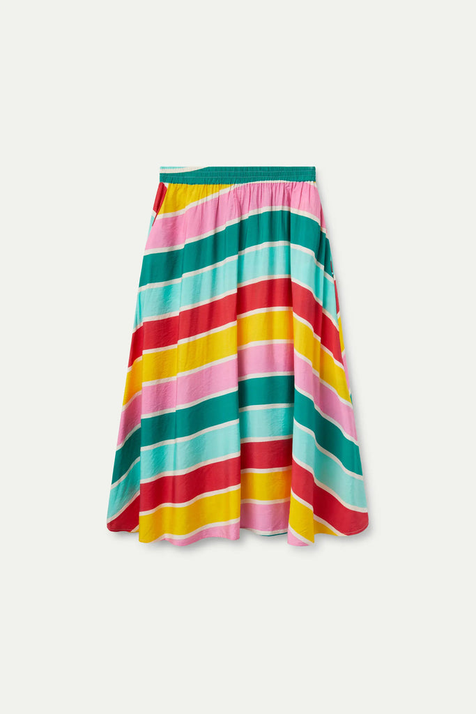 Compania Fantastica Striped Colour Wave Skirt