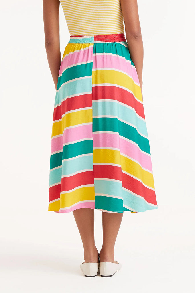 Compania Fantastica Striped Colour Wave Skirt