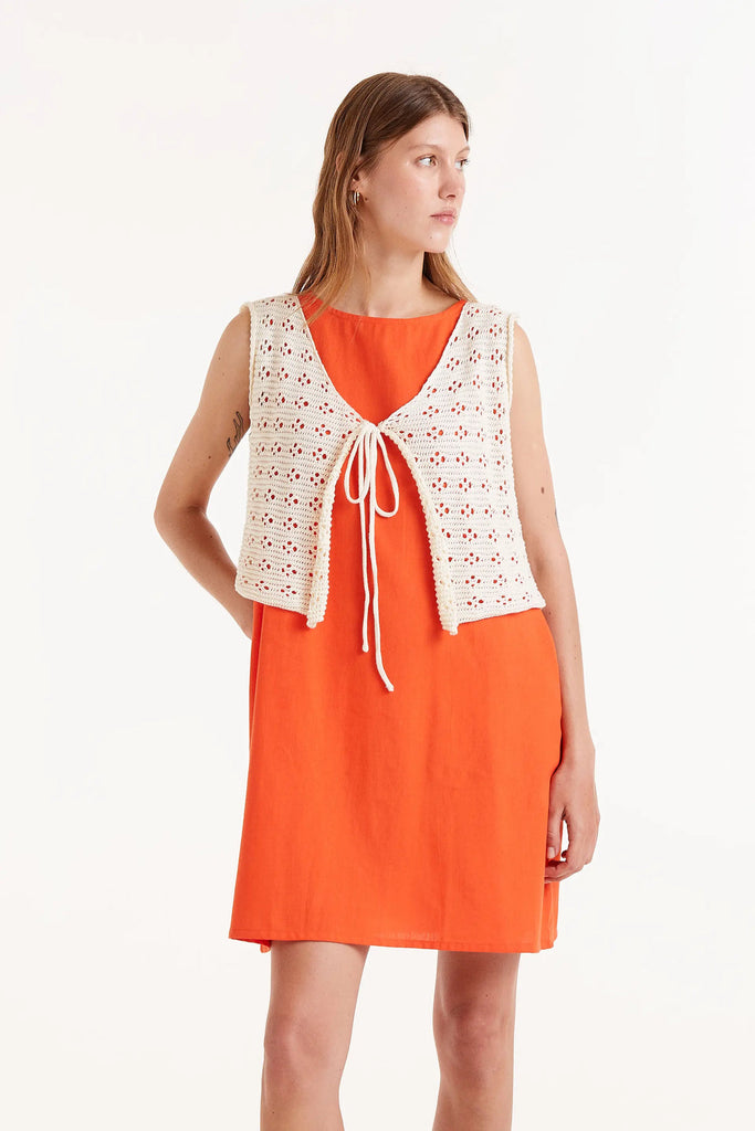 Compania Fantastica Crochet Bow Top