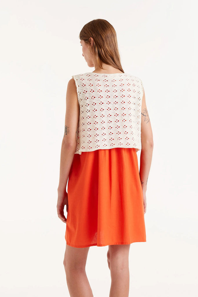 Compania Fantastica Crochet Bow Top