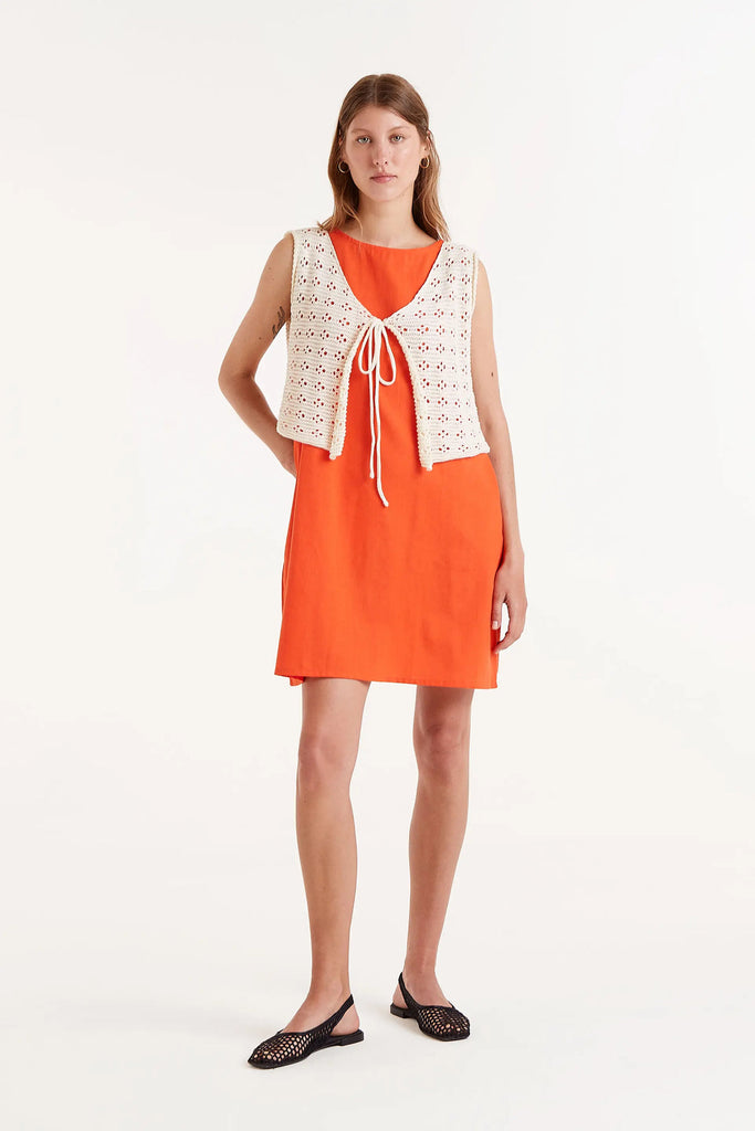 Compania Fantastica Crochet Bow Top