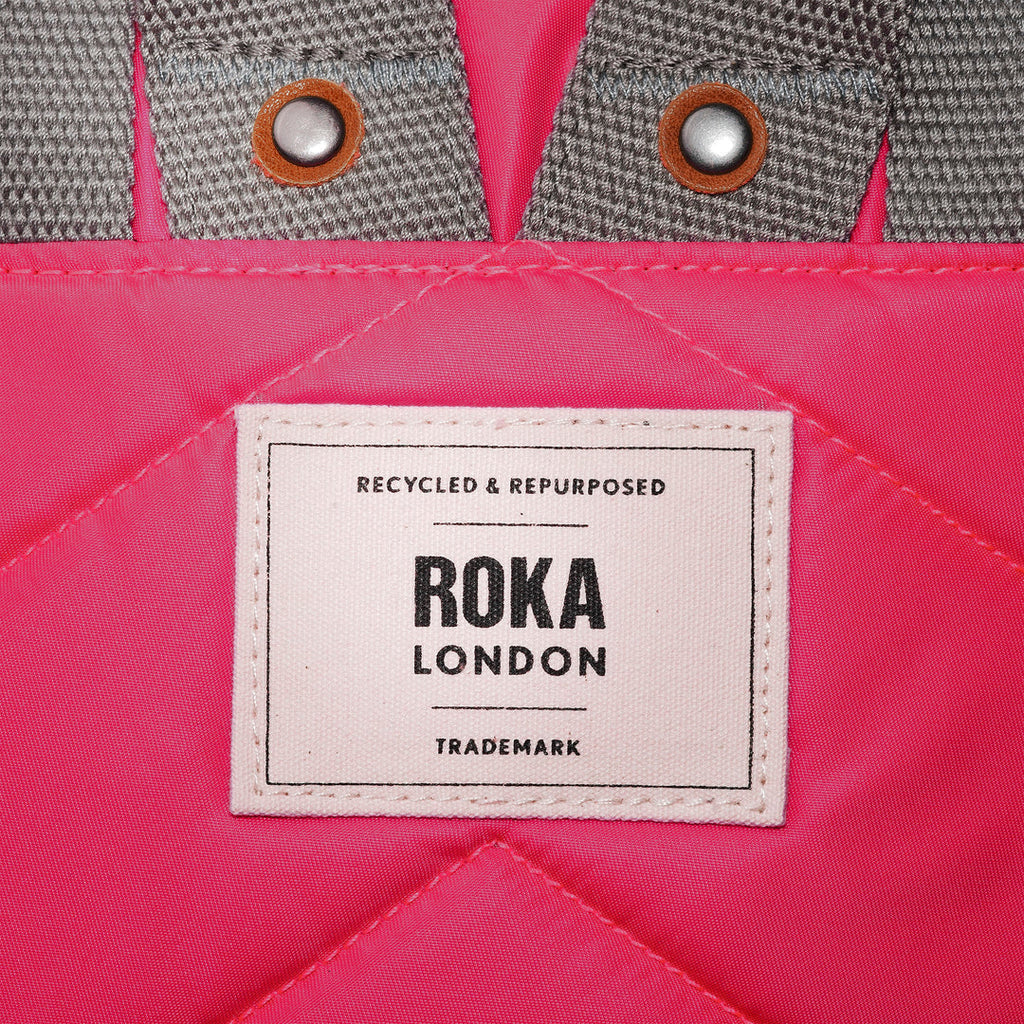 Roka London - Small Canfield Backpack - Sparkling Cosmo Recycled Nylon