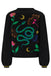 Sugarhill Brighton Adrian Cardigan - Black, Snake Floral