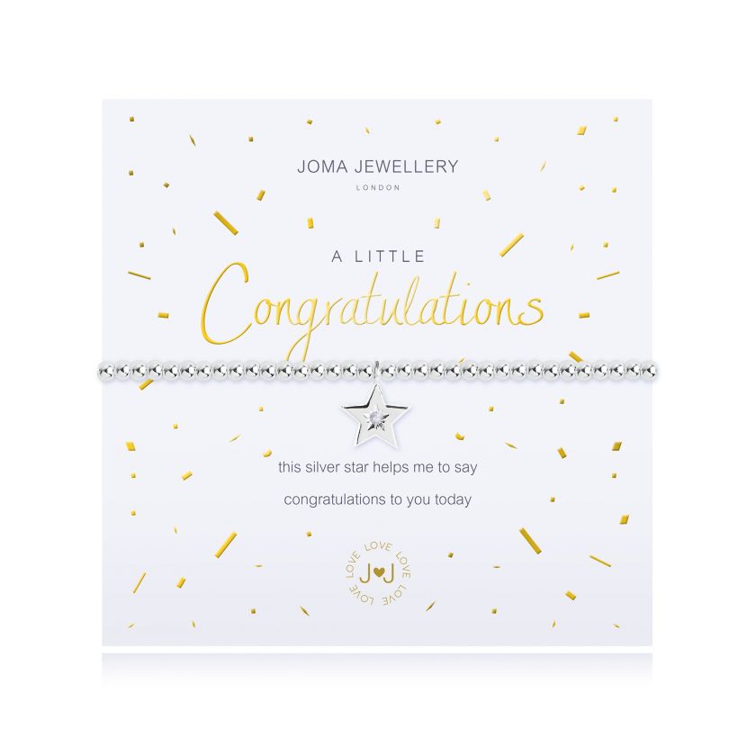 Joma Jewellery A Little Congratulations Bracelet