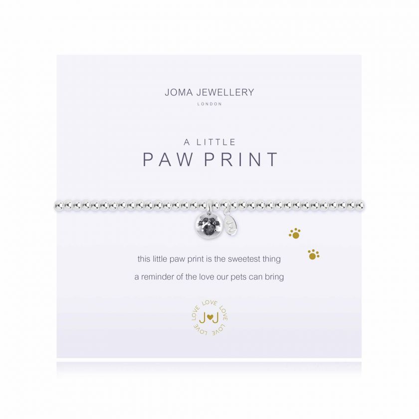 Joma Jewellery A Little Paw Print Bracelet
