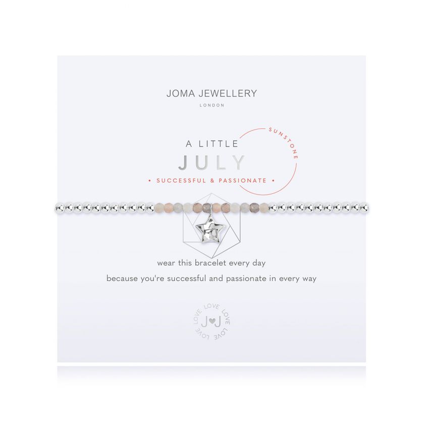 Joma Jewellery A Little Birthstone July Sunstone