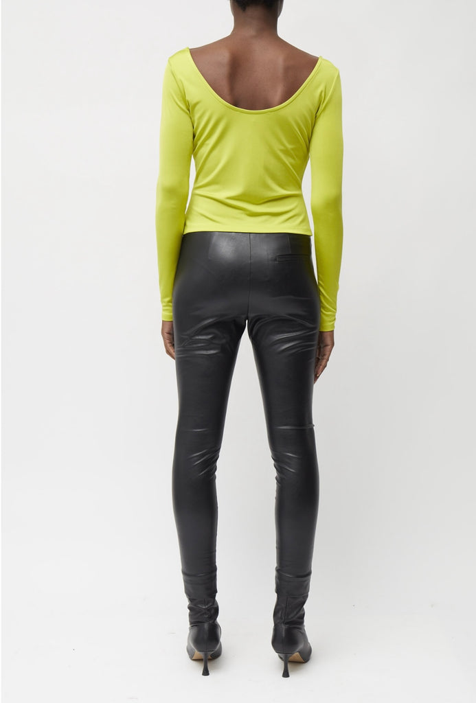 French Connection Etta Recycled Leather Vegan Skinny Trousers
