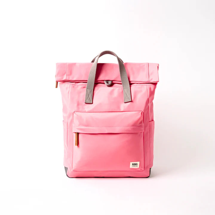 Roka London CanfieldB Medium Backpack- Pink lemonade