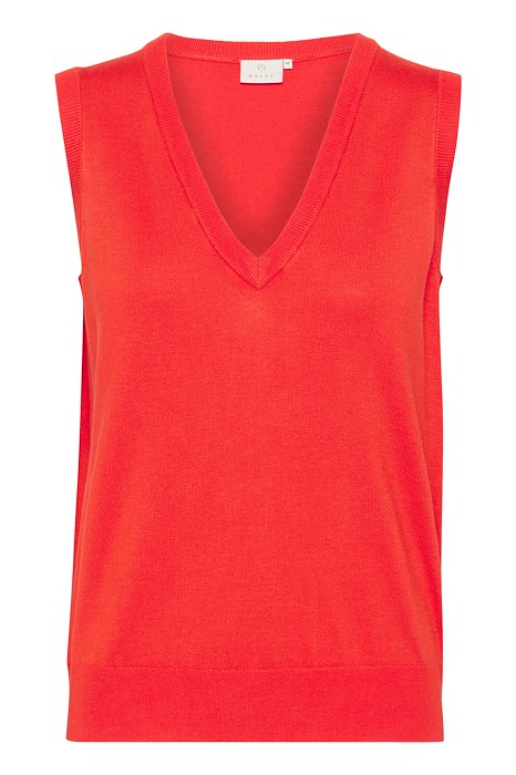 Kaffe Lizza Knit Vest- Grenadine