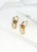 Envy Gold Pave Link Earrings