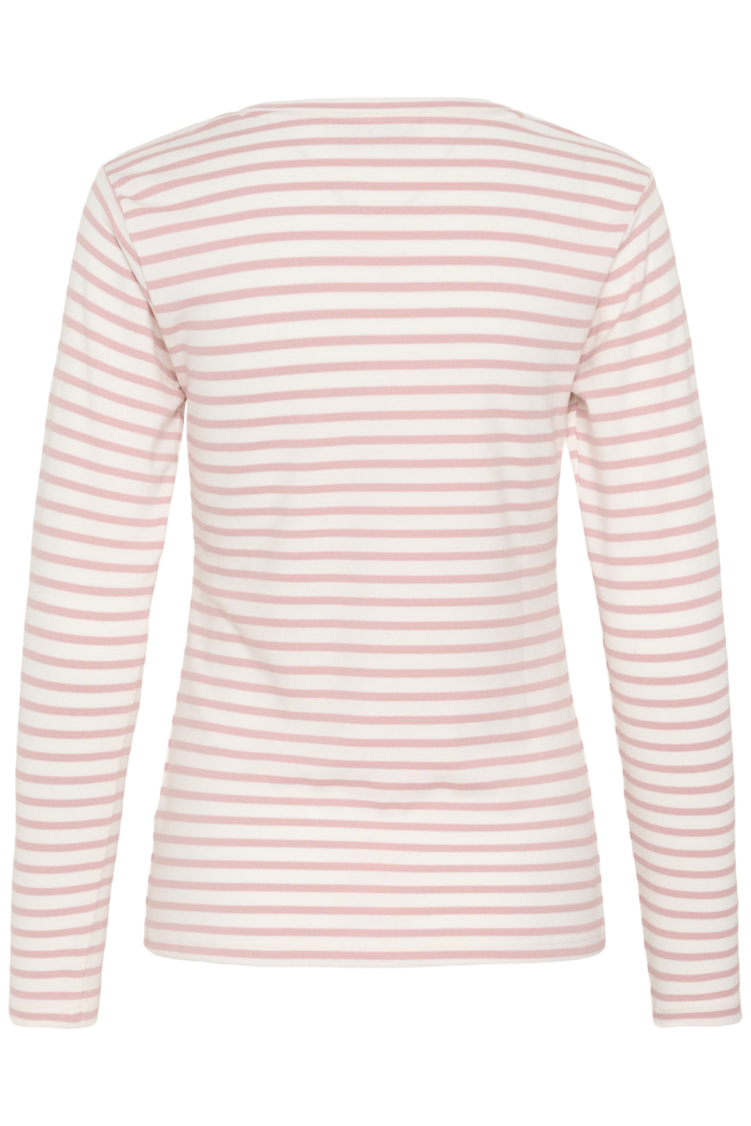 Kaffe Liddy T-shirt- Chalk/Pale Mauve-Rose Heart