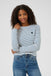 Kaffe Liddy T-Shirt - Chalk/Berling Se