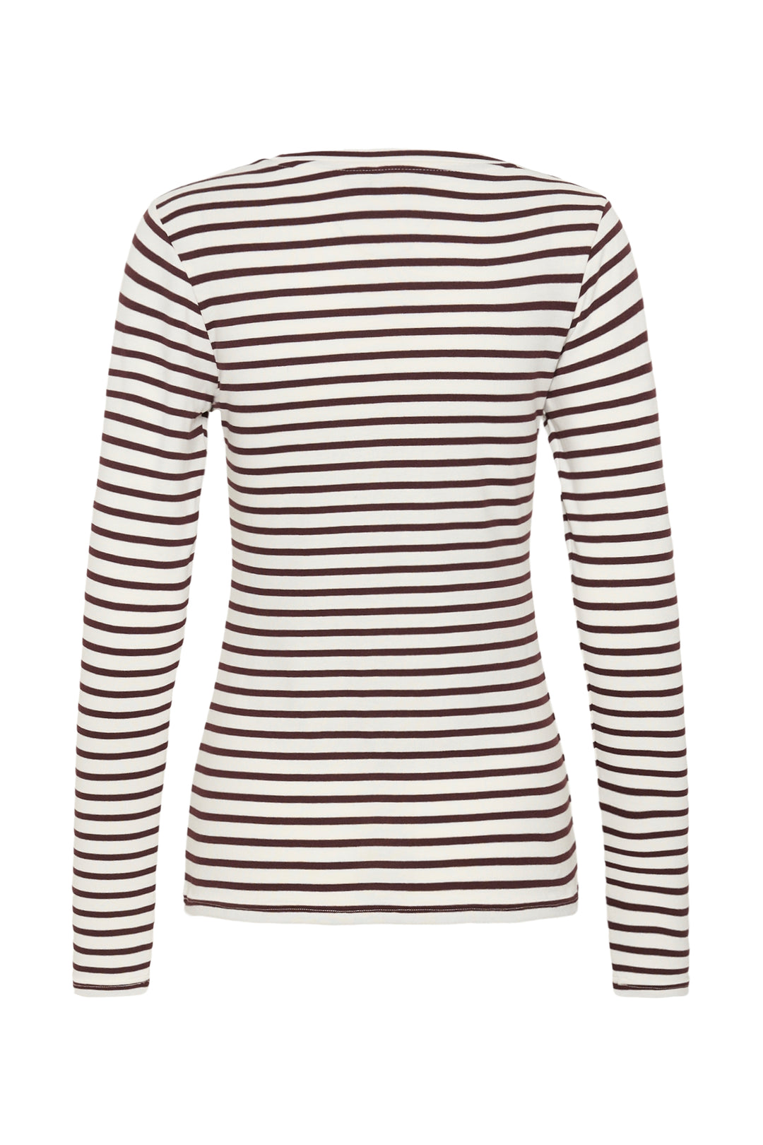 Kaffe Liddy T-shirt- Chalk/Fudge-Wild Rose Heart