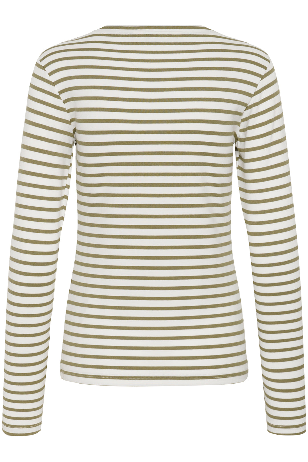 Kaffe Liddy T-Shirt - Chalk/Aloe- Black Heart