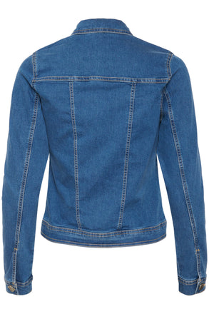 Kaffe Vicky Jean Jacket - Medium Blue washed Denim