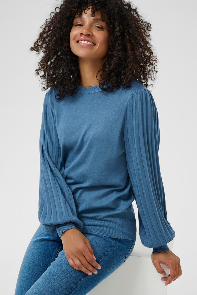 Kaffe Lone Pullover - Bering Sea