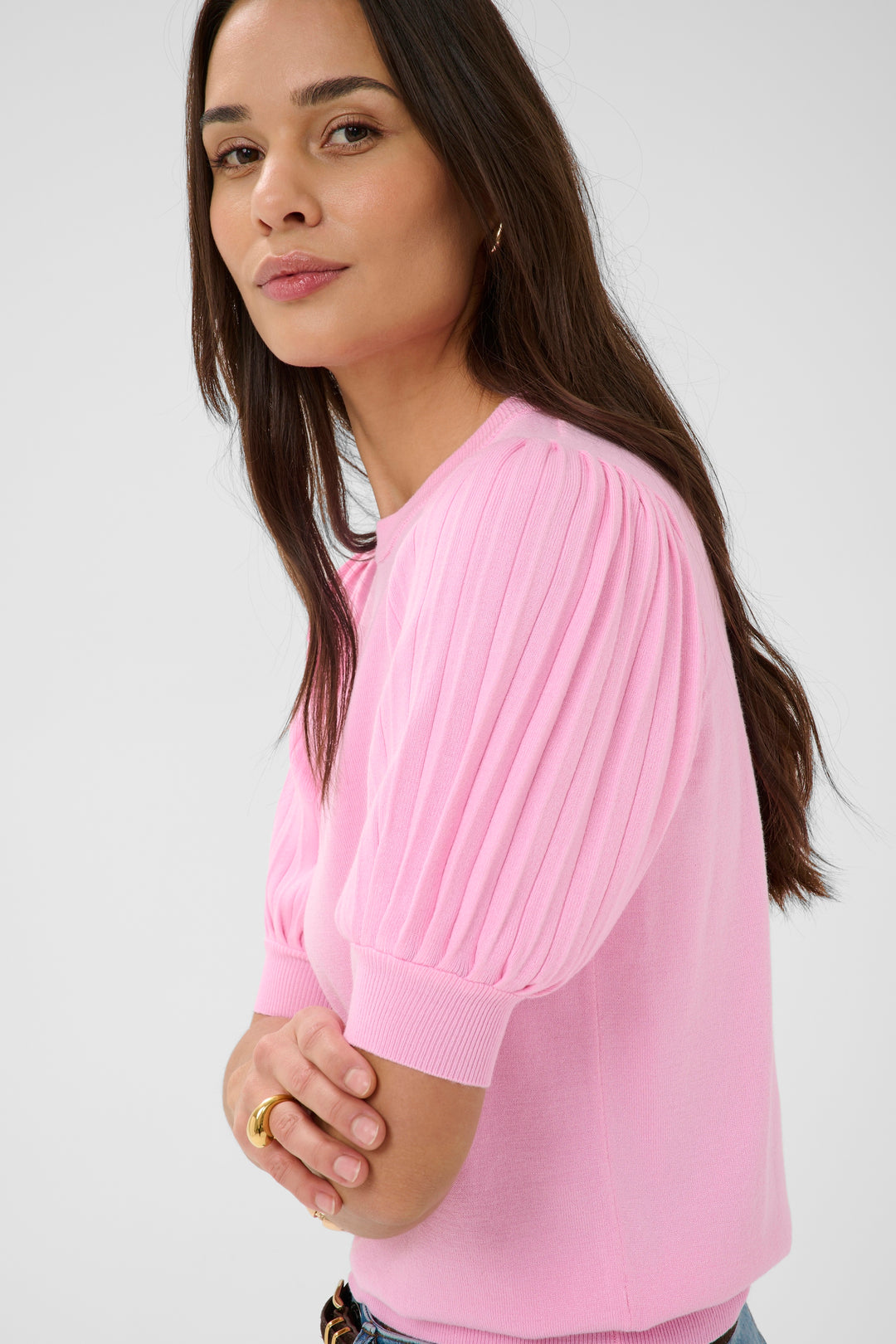 Kaffe KALONE Pullover - Pink Frosting