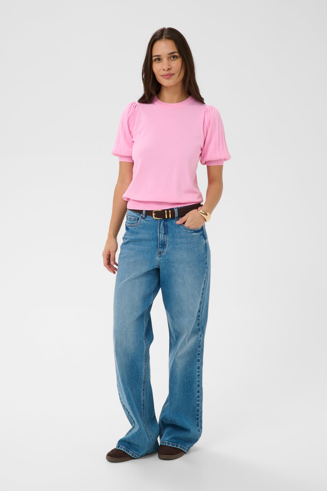 Kaffe KALONE Pullover - Pink Frosting