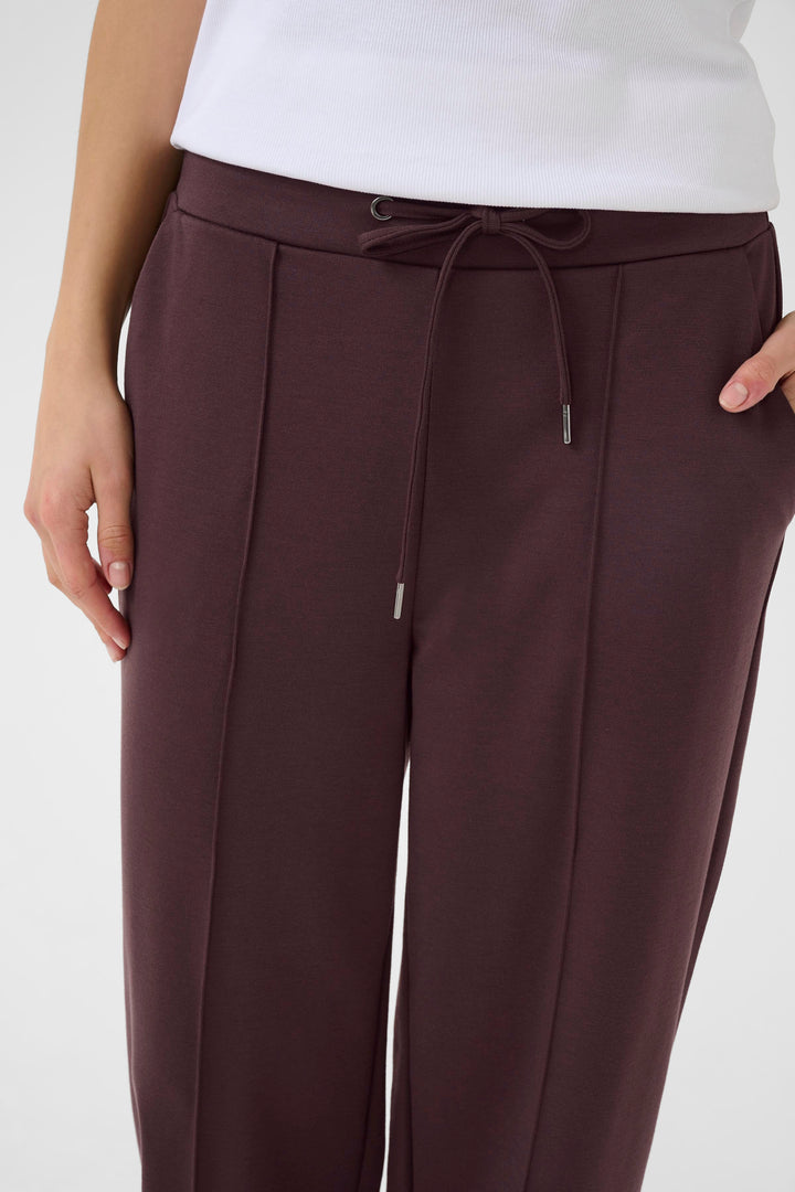 Kaffe KAjenny Straight Pants- Fudge