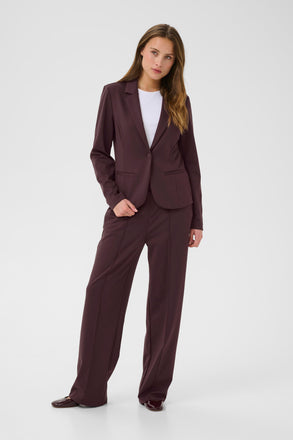 Kaffe Jenny Straight  Leg Pants- Fudge