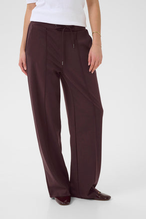 Kaffe Jenny Straight  Leg Pants- Fudge