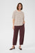 Kaffe Winny T-Shirt- White & Fudge Stripe