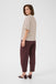 Kaffe Winny T-Shirt- White & Fudge Stripe