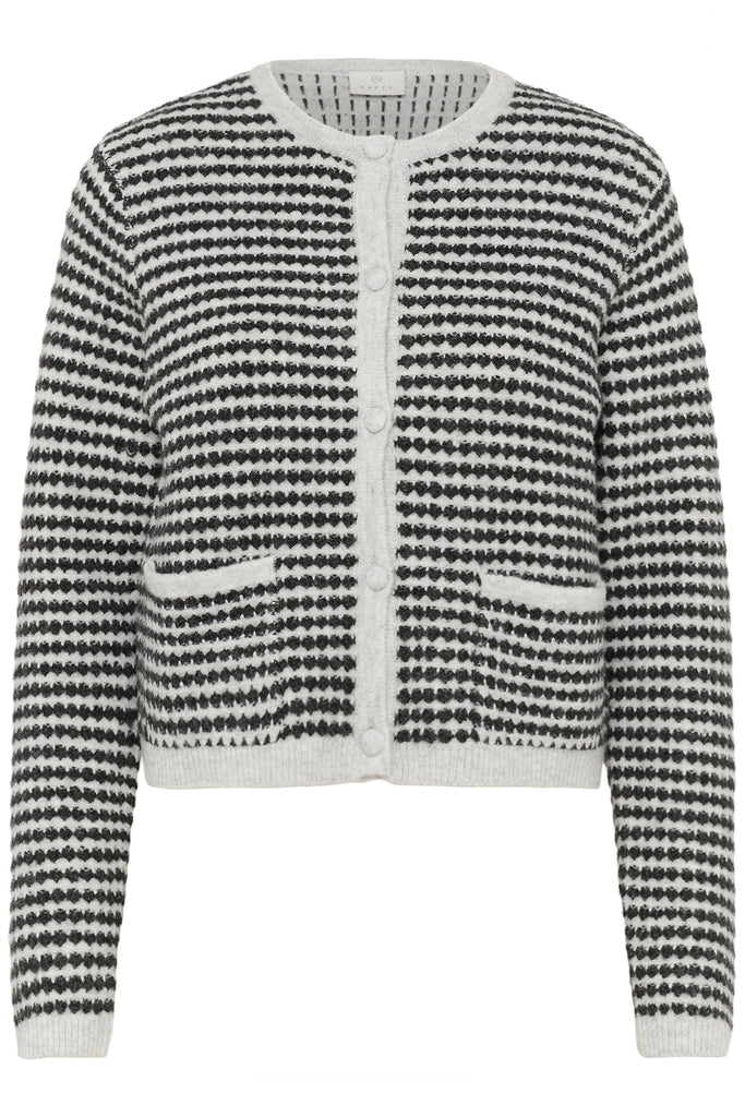Kaffe Ellery Knit Cardigan - Light Grey