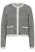 Kaffe Ellery Knit Cardigan - Light Grey