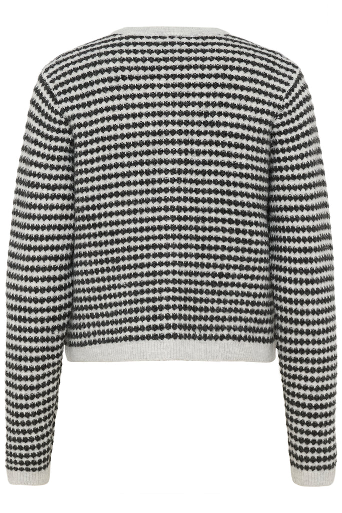 Kaffe Ellery Knit Cardigan - Light Grey