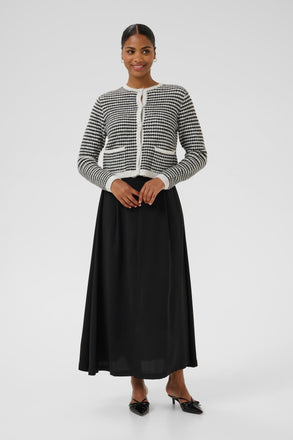 Kaffe Ellery Knit Cardigan - Light Grey