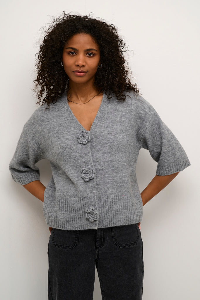 Kaffe Rosie Cardigan Grey Melange