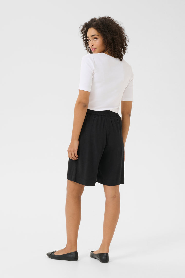 Kaffe KAmilia Shorts- Black Deep
