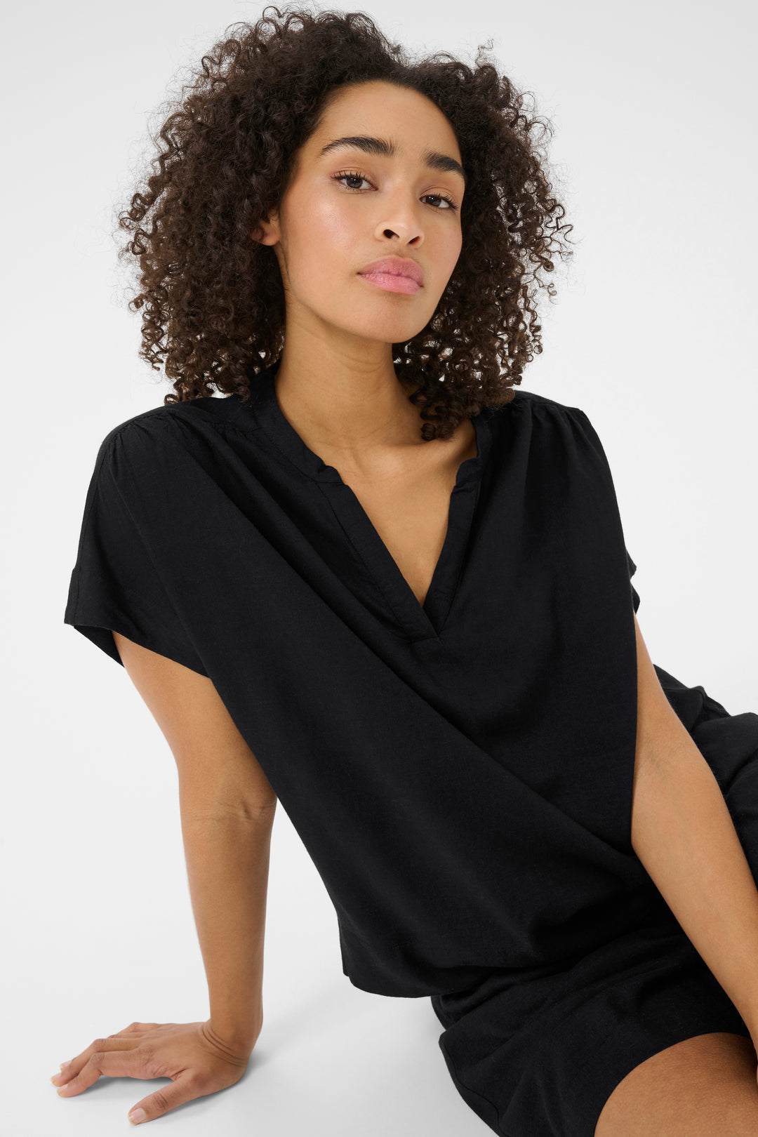 Kaffe KAmilia Top- Deep Black