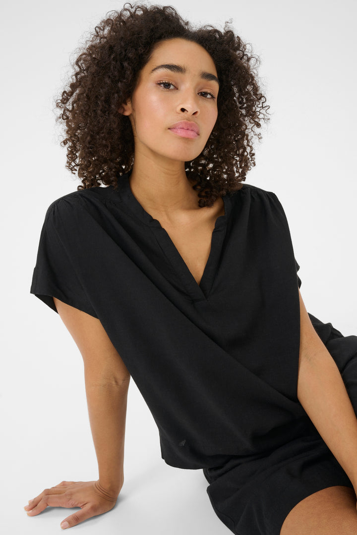 Kaffe KAmilia Top- Deep Black