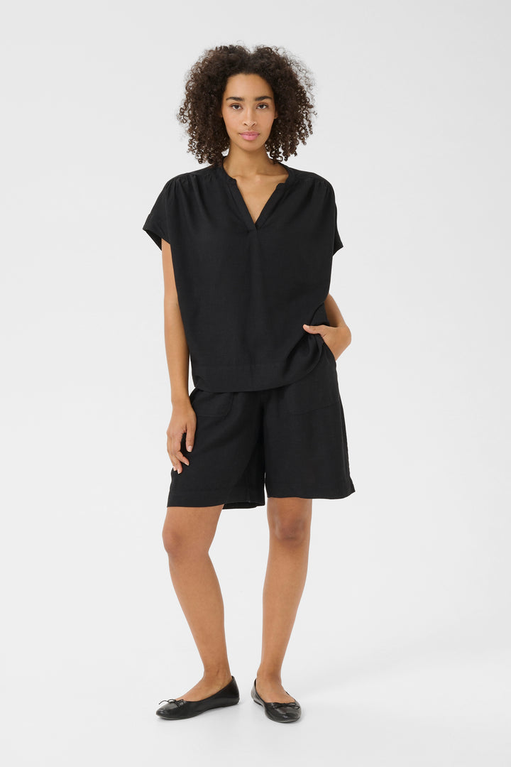 Kaffe KAmilia Top- Deep Black